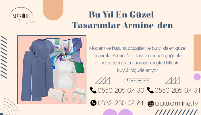 Tesettür Modasının Vazgeçilmezi Armine Tunik ve Gömlekleri