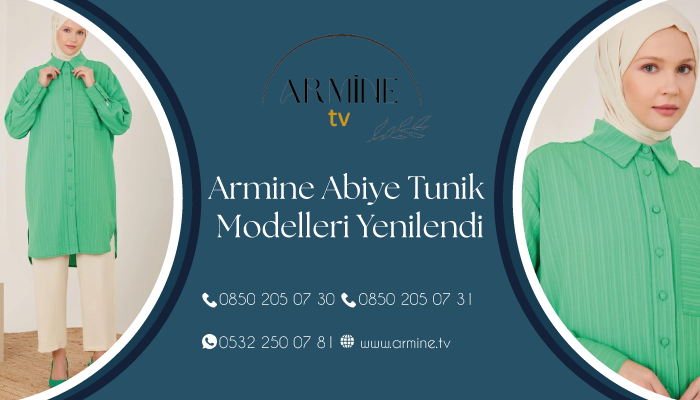 Armine Abiye Tunik Modelleri Yenilendi