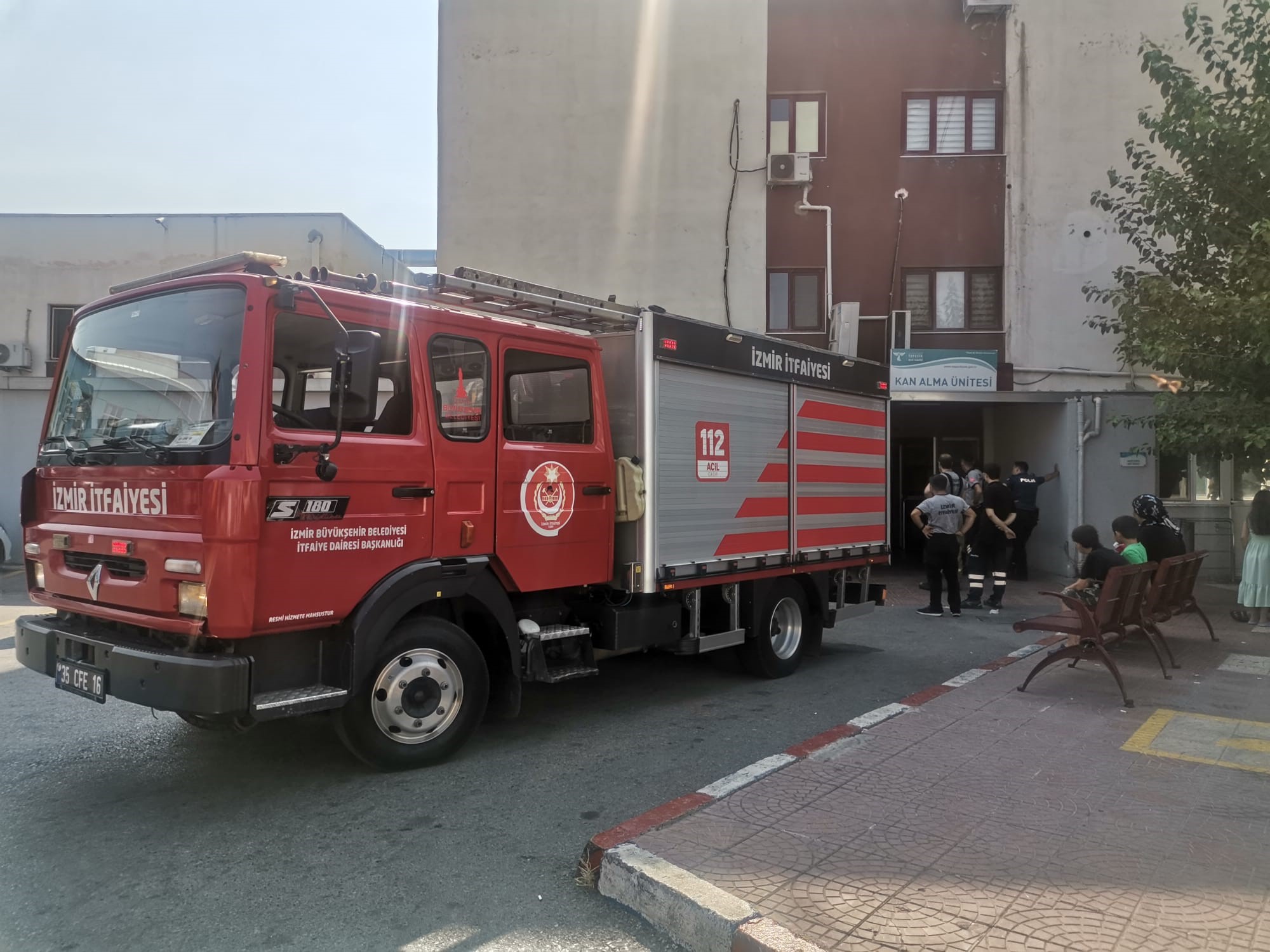 İzmir de hastanede korkutan yangın