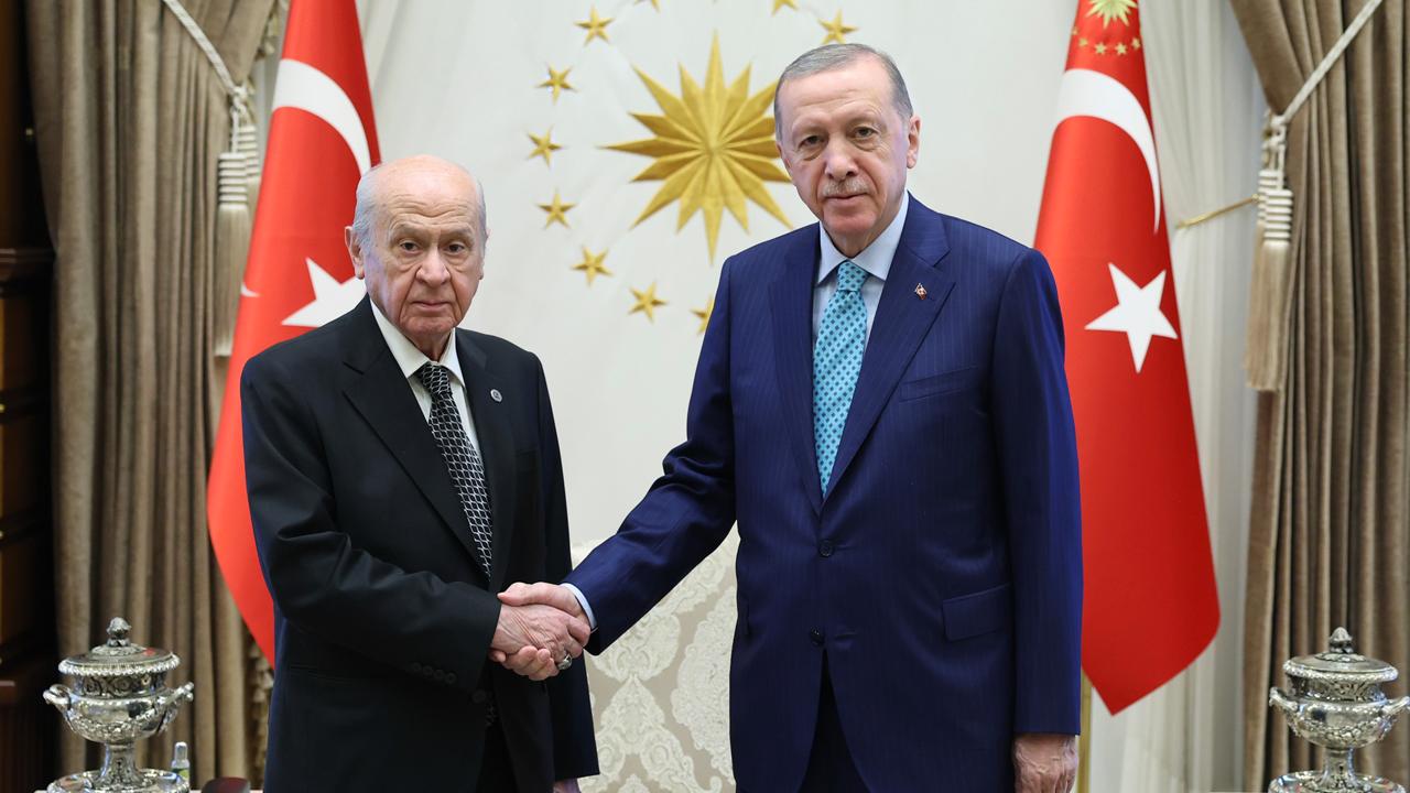 Cumhurbaşkanı Erdoğan ile Bahçeli görüşmesi başladı