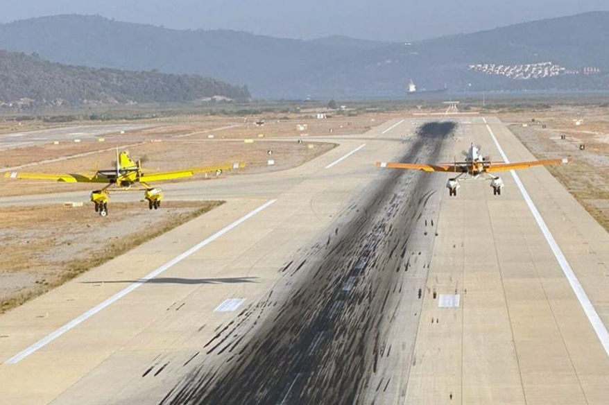 İlk yerli yangın söndürme helikopteri Nefes Rodosta