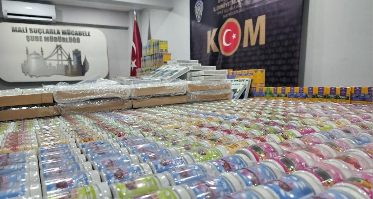 Pendikte 5 farklı adreste 5 milyonluk sahtecilik operasyonu